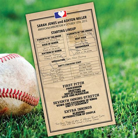 11+ Baseball Line Up Card Templates – DOC, PDF, PSD, EPS.